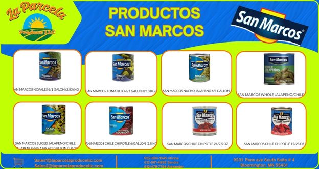 PRODUCTOS SAN MARCOS